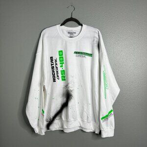 Rockstar Original Sweatshirt Mens Size XXL Racing Logo Graphic‎ Y2K